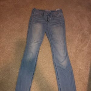 Abercrombie Kids light Blue Jean Leggings